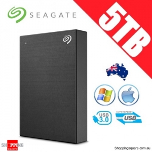 Seagate Backup Plus 5TB 2.5in Portable Hard Disk Drive Black