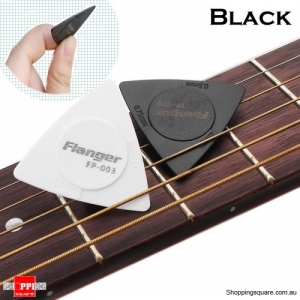Anti-slip ABS Material Triangle Guitar Picks 3 Thicknesses - Black