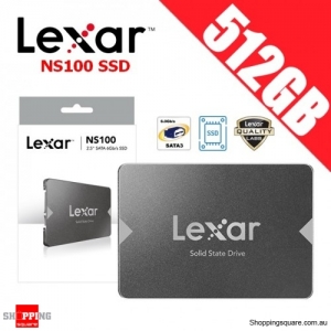 Lexar NS100 512GB 2.5in SATA III 6Gb/s SSD Solid State Drive
