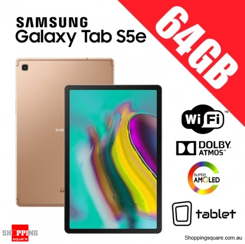 Samsung Galaxy Tab S5E 64GB SM-T720 WiFi Tablet PC Gold - Online ...