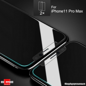 2x NUGLAS 2.5D Clear Tempered Glass Screen Protector for iPhone 11 Pro Max, XS Max