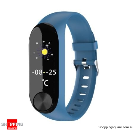 IPS Color Screen Smart Watch Sports Fitness Bracelet - Blue