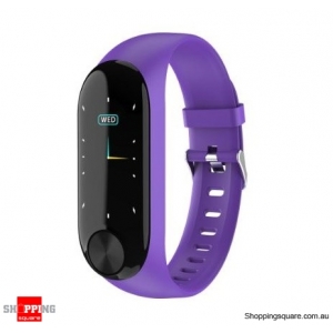 IPS Color Screen Smart Watch Sports Fitness Bracelet - Purple