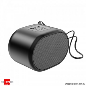 Portable Wireless Mini Bluetooth5.0 Speaker Audio Bass - Black