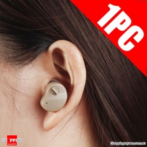 1pc Portable Digital Hearing Aid Enhancer Mini In-Ear Sound Voice Amplifier