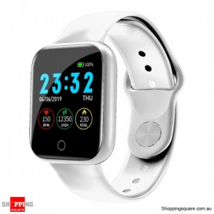 Waterproof IP67 Health Monitor Watch Smart Bracelet - White