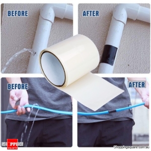 1.5M PVC Super Strong Waterproof Adhesive Tape Fix Pipe Repair Tape - White