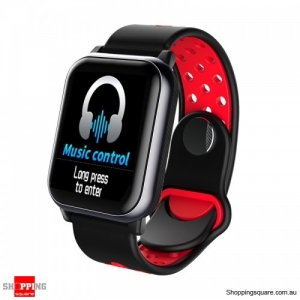 1.3inch Large View Display Music Control Smart Watch - Red
