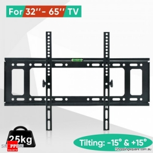 TV WALL MOUNT BRACKET LCD LED Plasma Flat Slim - Tilt 15°#32-65 inch 