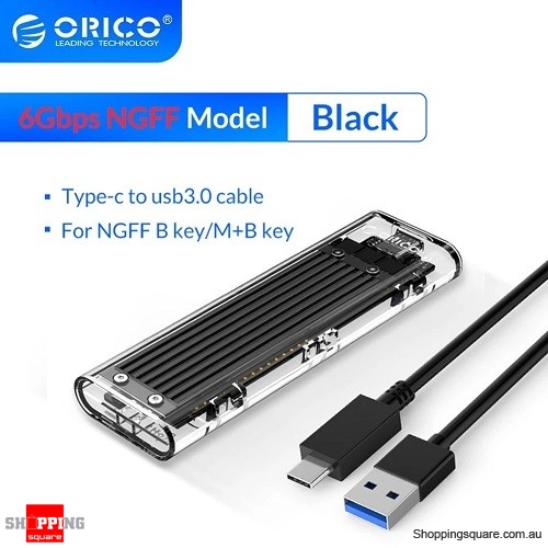 ORICO TCM2F-C3 NGFF to USB3.0 M.2 SSD Hard Disk Drive Enclosure Case