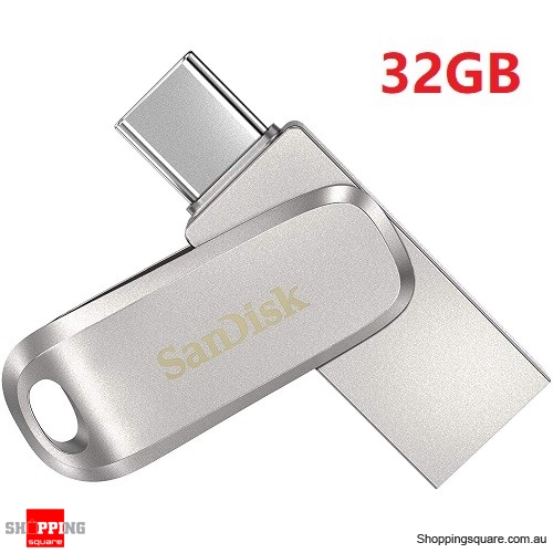 32GB SanDisk Ultra Dual Drive Luxe USB Type-C Flash Drive