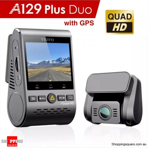 VIOFO A129 Plus Duo Dual Chanel Dash Camera Front 2K 1440P + Rear 1080P 5GHZ WiFi