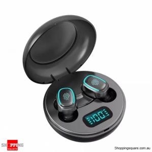 BDI A10 True Wireless Earbuds with Charging Case - Black Colour