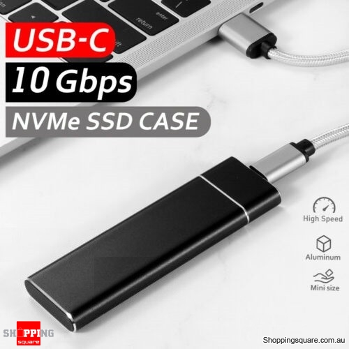Aluminium M.2 NVMe SSD SATA TO USB 3.0 External Enclosure Storage Case Adapter