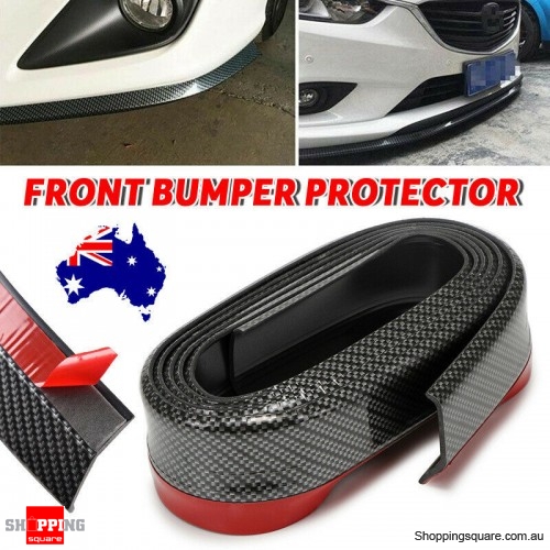 2.5M Car Front Splitter Bumper Lip Rubber Body Spoiler Rear Side Skirt Protector