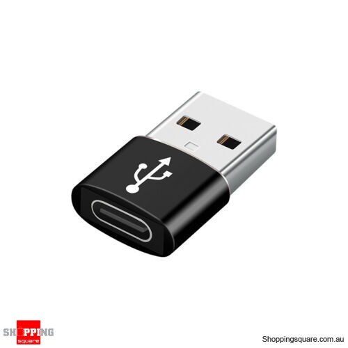 USB C 3.0 Type A Male to USB C 3.1 Type C Female Adapter Converter Black Colour AU