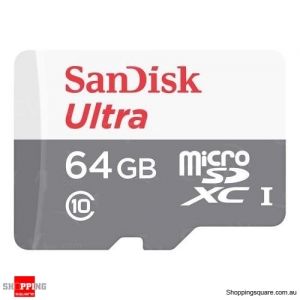 SanDisk Ultra 64GB microSDXC Card C10 100MB/s UHS-I (QUNR)