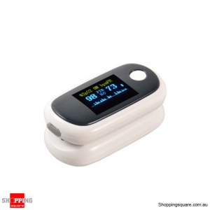 BOXYM USB Rechargeable Oxmitro SpO2 Finger Oxmitro Pulse Heart Rate Monitor - White Colour