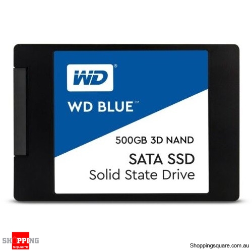 Western Digital WD Blue 2.5inch SATA SSD Solid State Drive - 500GB (WDS500G2B0A)