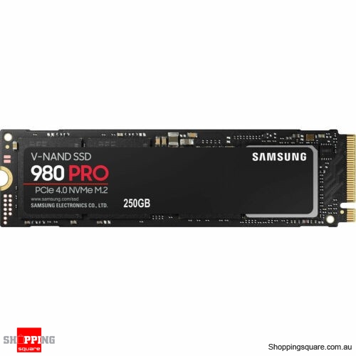 Samsung 980 PRO SSD M.2 2280 PCIe 4.0 Solid State Drive - 250GB (MZ-V8P250BW)