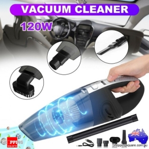 Car Vacuum Cleaner Handheld 12V 120W Cordless Rechargeable Portable