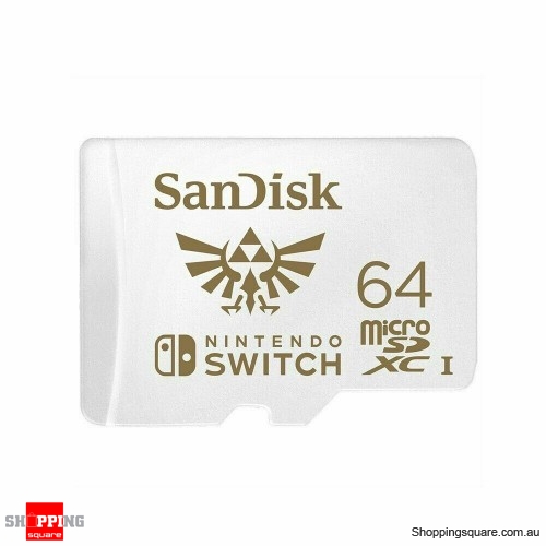 Nintendo Switch Micro SD Card SanDisk 64GB SDXC Genuine Memory