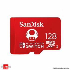 Nintendo Switch Micro SD Card SanDisk 128GB SDXC Genuine Memory