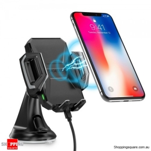 Choetech Wireless Car charger 10W Fast Charging Car Mount Holder - Black