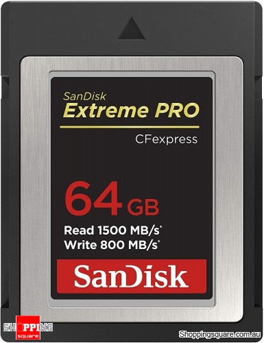 SanDisk 64GB Extreme PRO CFexpress Card Type B for 4K Video 1500MB/S (SDCFE)