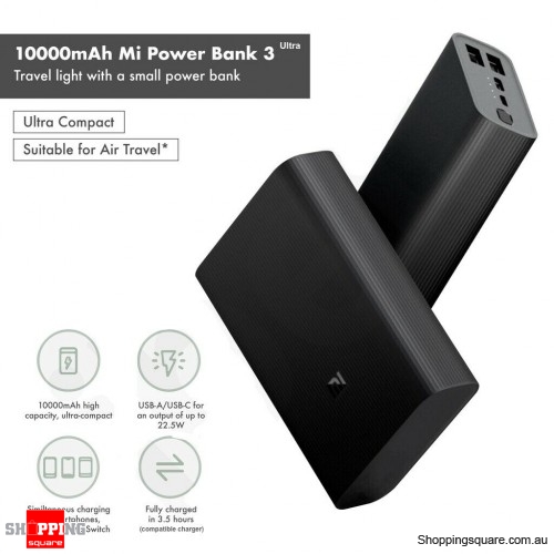 Xiaomi Mi Power Bank 3 Ultra 10000mAh 22.5W Dual USB Type-C Powerbank PB1022ZM