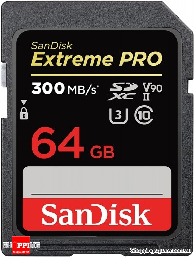 SanDisk Extreme Pro SDXC 64GB UHS-II V90 U3 300/260 (SDSDXDK)