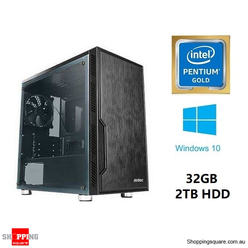 Intel 10th Gen Computer 32GB RAM 2TB HDD Home Office Gaming Desktop PC