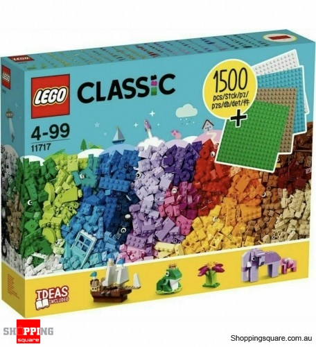LEGO Classic 1500 Bricks + 4 Plates  11717