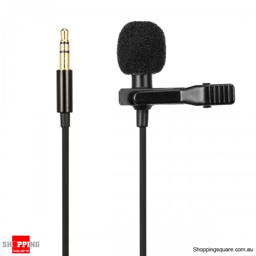 Hizek Lavalier microphone Omnidirectional Lavalier Cardioid Microphone HiFi Sound Noise Reduction Mic for Live Broadcasting