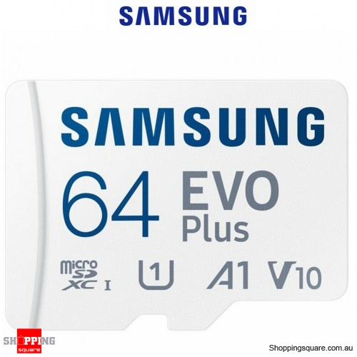 Samsung 64GB EVO Plus UHS-I microSDXC Memory Card with SD Adapter 2021 Version (MB-MC64KA)