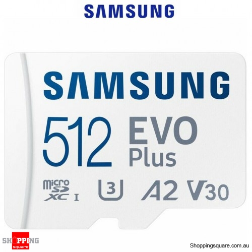 Samsung 512GB EVO Plus UHS-I microSDXC Memory Card with SD Adapter (MB-MC512KA)
