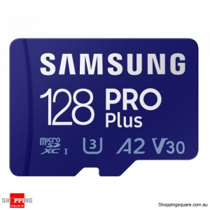 Samsung 128GB PRO Plus UHS-I microSDXC Memory Card with SD Adapter (MB-MD128KA)