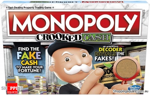 MONOPOLY - Crooked Cash Board Game