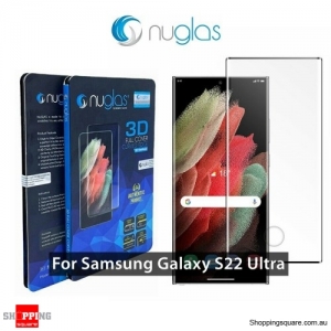 NUGLAS 3D Tempered Glass Screen Protector for Samsung Galaxy S22 Ultra