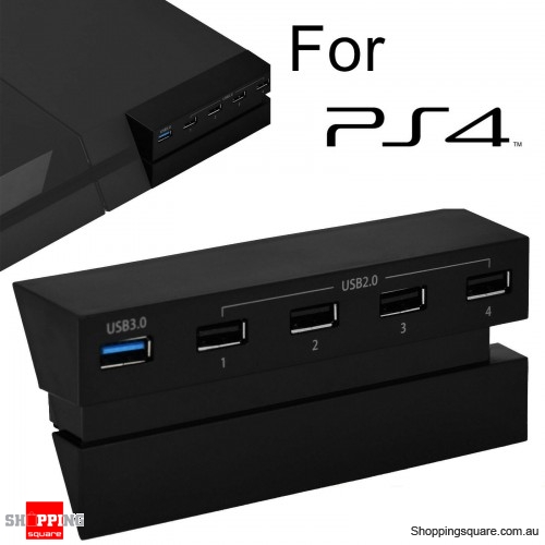 5 Ports 2.0 Hub USB 3.0 Adapter Connector High Speed For Sony PlayStation 4 PS4