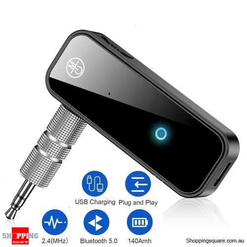 Bluetooth 5.0 Transmitter Receiver Audio Adapter AUX 3.5mm TV CAR PC Speaker