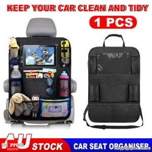 Tidy Car Seat Back Organiser Multi Pocket Storage Bags for iPad Pouch Holder AU