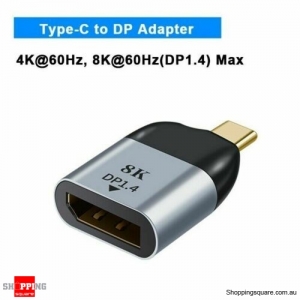 Type C Male to DP 1.4 Female Adapter