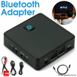 Bluetooth 5.0 Transmitter Receiver Optical Fiber Digital 3.5mm Audio Adapter Set