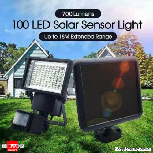 100 LED Ultra Solar Sensor Security Light Motion Detection Garden Flood Home
