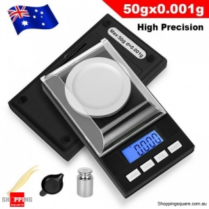 0.001g50g Digital Scales High Precision Electronic LCD Jewellery Scale Milligram