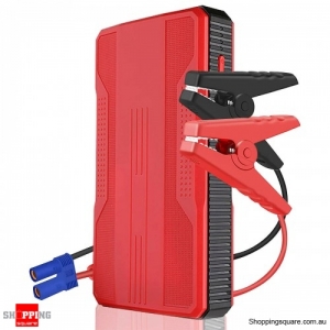 400A Portable Car Battery Jump Starter Vehicle Charger Power Bank LED 20000mAh - Red Colour