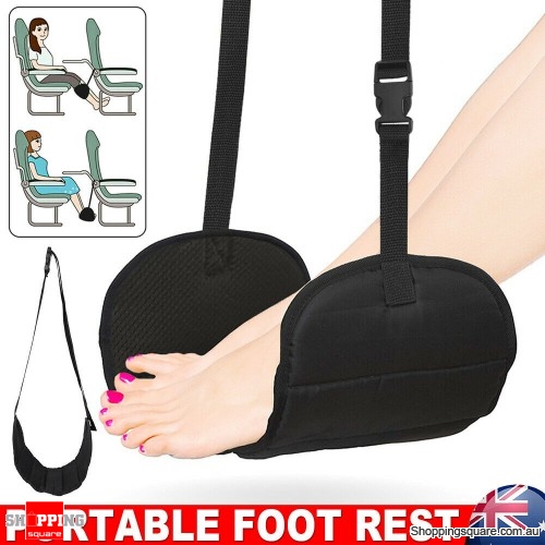 Foot Rest Adjustable Footrest Leg Pillow Flight Cushion Memory Foam Travel Home