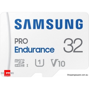 Samsung PRO Endurance 32GB microSDXC UHS-I U1 100MB/s Video Monitoring Memory Card with Adapter (MB-MJ32KA)