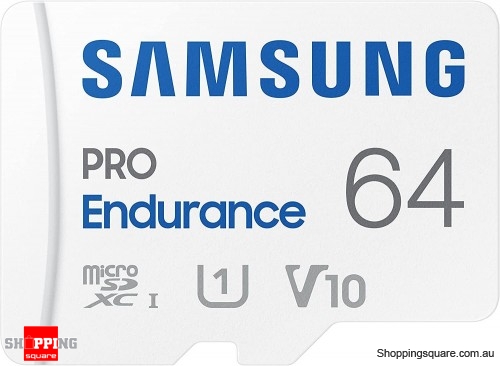 Samsung PRO Endurance 64GB microSDXC UHS-I U1 100MB/s Video Monitoring Memory Card with Adapter (MB-MJ64KA)
